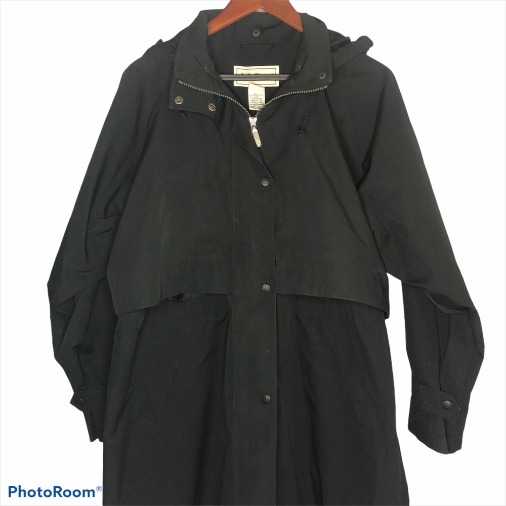 L.L. Bean Women’s Ankle Length Black Trench Coat